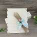 Customized Linen Scroll Wedding Invitations with Paper Box